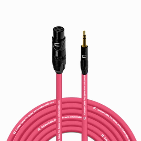 Coluber Cable Balanced XLR Female to 3.5 TRS Male - Audio Microphone Cable