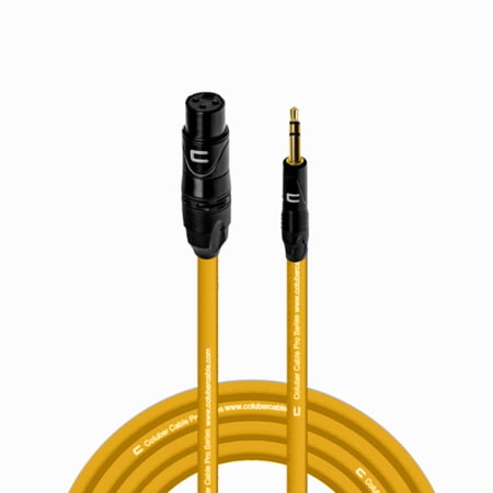 Coluber Cable Balanced XLR Female to 3.5 TRS Male - Audio Microphone Cable
