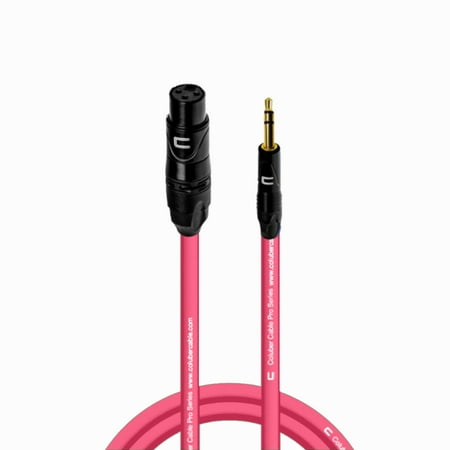 Coluber Cable Balanced XLR Female to 3.5 TRS Male - Audio Microphone Cable