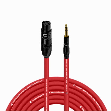Coluber Cable Balanced XLR Female to 3.5 TRS Male - Audio Microphone Cable