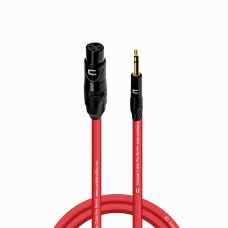 Coluber Cable Balanced XLR Female to 3.5 TRS Male - Audio Microphone Cable