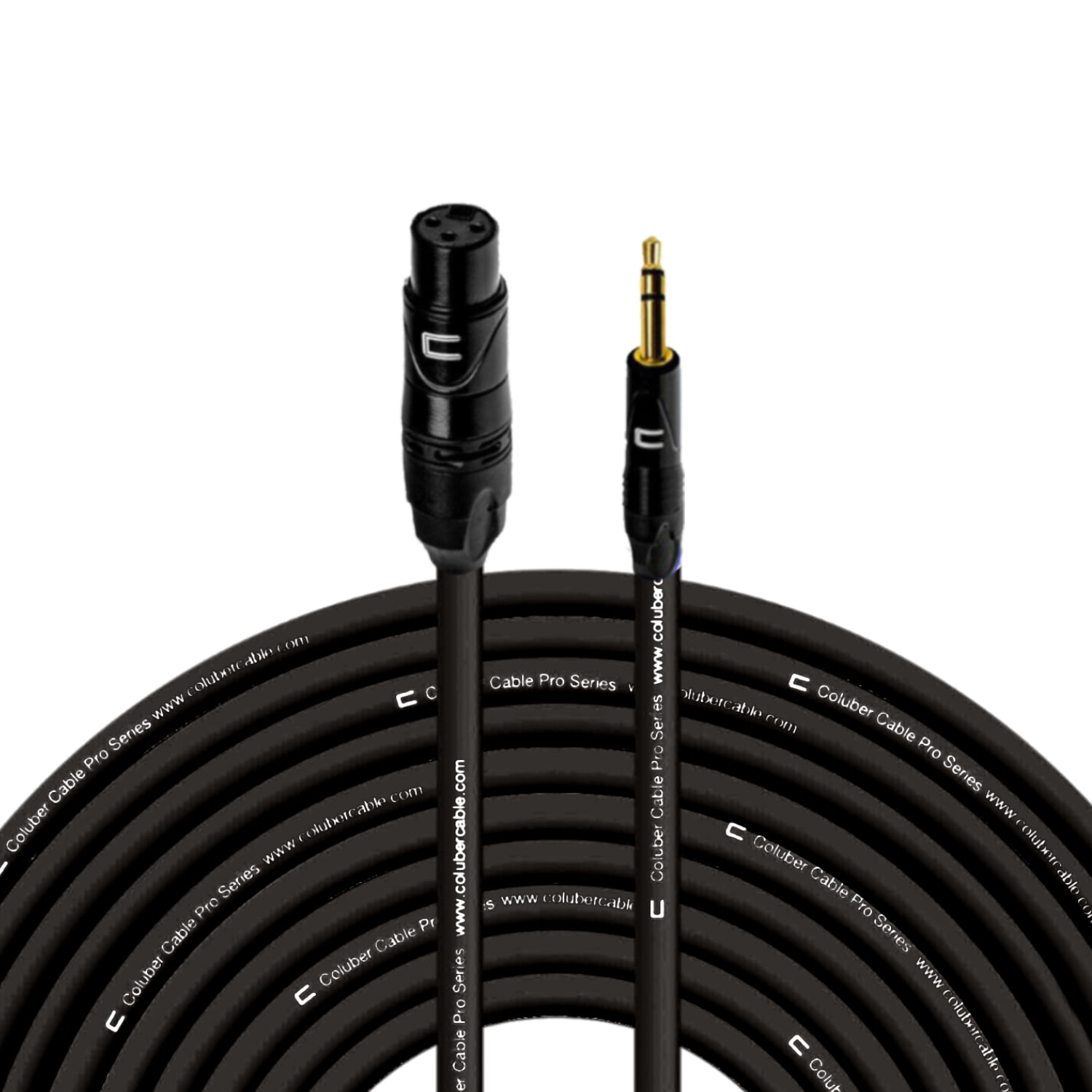 Coluber Cable Balanced XLR Female to 3.5 TRS Male - Audio Microphone Cable
