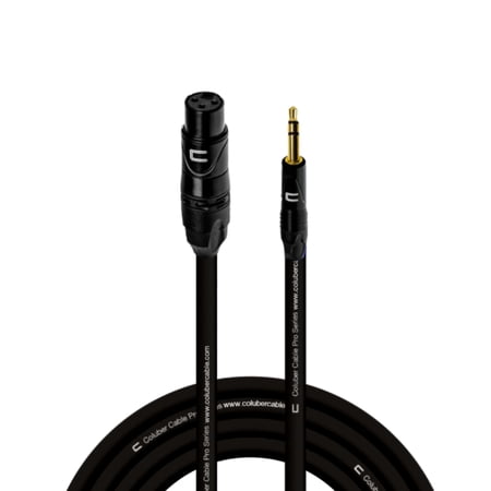 Coluber Cable Balanced XLR Female to 3.5 TRS Male - Audio Microphone Cable