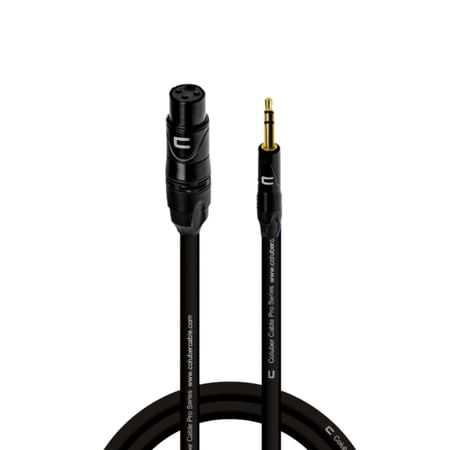 Coluber Cable Balanced XLR Female to 3.5 TRS Male - Audio Microphone Cable