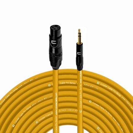 Coluber Cable Balanced XLR Female to 3.5 TRS Male - Audio Microphone Cable