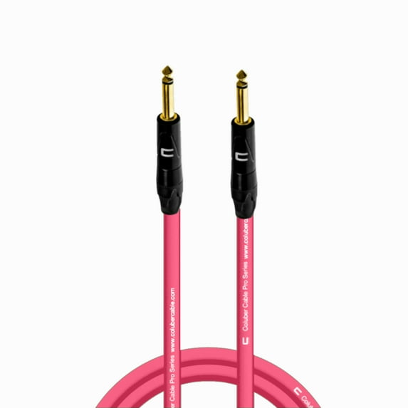 Coluber Cable Male to Male TS 1/4 Cable Pro Audio and Guitar Cord