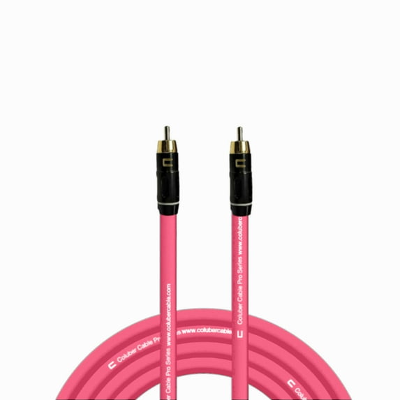Coluber Cable RCA Male to RCA Male Pro Audio Interface or Music Mixer Cable