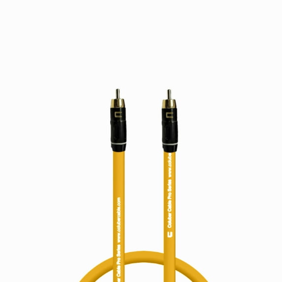 Coluber Cable RCA Male to RCA Male Pro Audio Interface or Music Mixer Cable