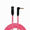 thumbnail image 1 of Coluber Cable Right Angle 1/4 TRS to XLR Male (3-Pin) Balanced Stereo Cable, 1 of 7