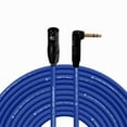 thumbnail image 1 of Coluber Cable Right Angle 1/4 TRS to XLR Male (3-Pin) Balanced Stereo Cable, 1 of 7