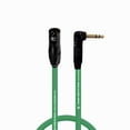 thumbnail image 1 of Coluber Cable Right Angle 1/4 TRS to XLR Male (3-Pin) Balanced Stereo Cable, 1 of 7