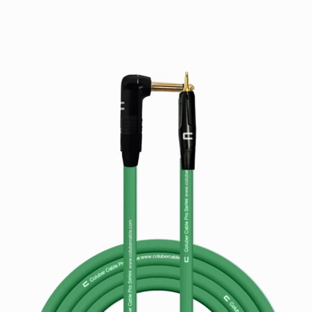 Coluber Cable Right Angle 1/4" TS to 3.5 TS Male - Pro Audio Interface Cable