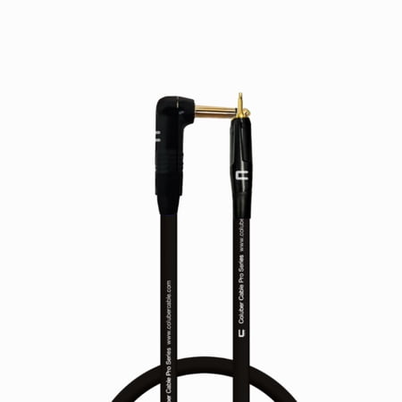 Coluber Cable Right Angle 1/4" TS to 3.5 TS Male - Pro Audio Interface Cable