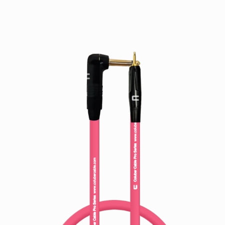 Coluber Cable Right Angle 1/4" TS to 3.5 TS Male - Pro Audio Interface Cable