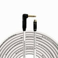 thumbnail image 1 of Coluber Cable Right Angle 1/4" TS to RCA Female Pro Powered Audio Connector, 1 of 7