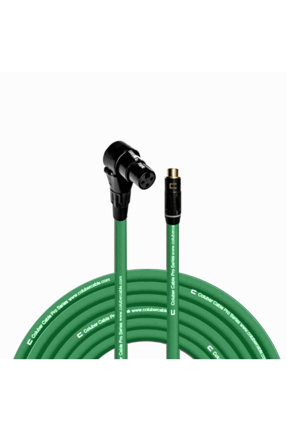 Right Angle XLR Female - RCA Female 3-Pin Microphone Connector