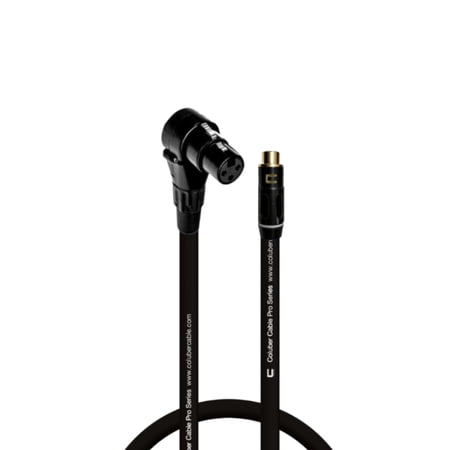 Coluber Cable Right Angle XLR Female - RCA Female 3-Pin Microphone Connector