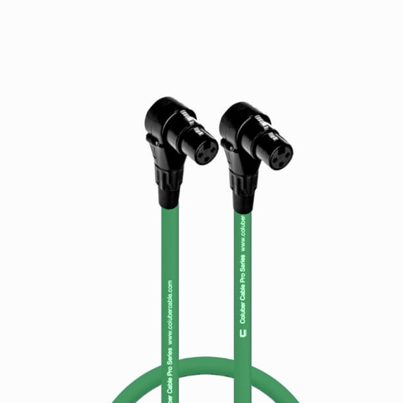 Coluber Cable - Right Angle XLR Female to Right Angle XLR Cable Female