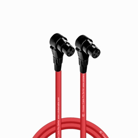 Coluber Cable - Right Angle XLR Female to Right Angle XLR Cable Female