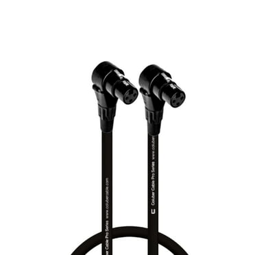 Coluber Cable - Right Angle XLR Female to Right Angle XLR Cable Female