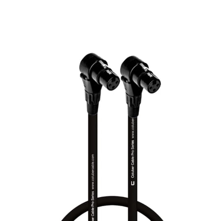 Coluber Cable - Right Angle XLR Female to Right Angle XLR Cable Female