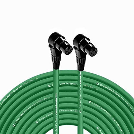 Coluber Cable - Right Angle XLR Female to Right Angle XLR Cable Female