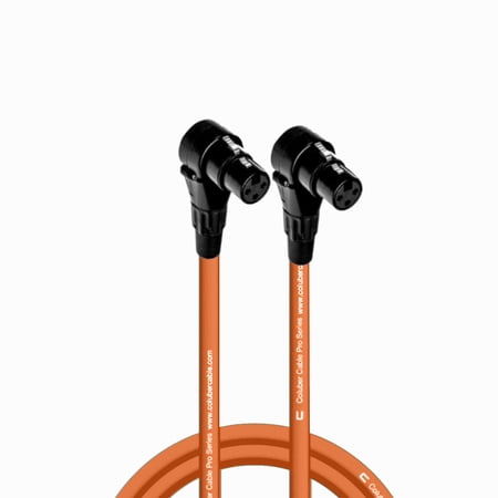 Coluber Cable - Right Angle XLR Female to Right Angle XLR Cable Female