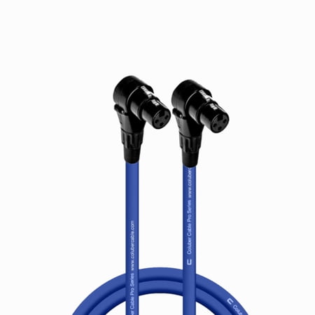 Coluber Cable - Right Angle XLR Female to Right Angle XLR Cable Female