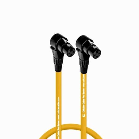 Coluber Cable - Right Angle XLR Female to Right Angle XLR Cable Female
