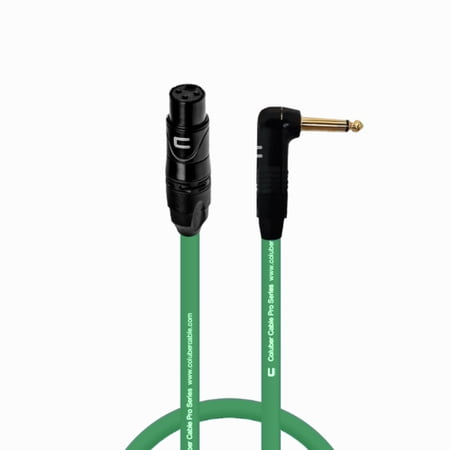 Coluber Cable Unbalanced XLR Cable Female to Right Angle 1/4" TS Connector