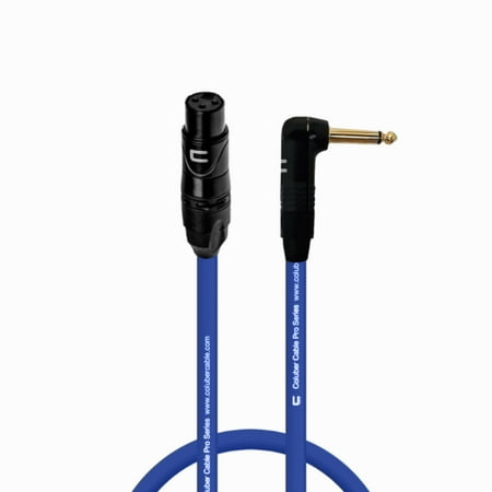 Coluber Cable Unbalanced XLR Cable Female to Right Angle 1/4" TS Connector