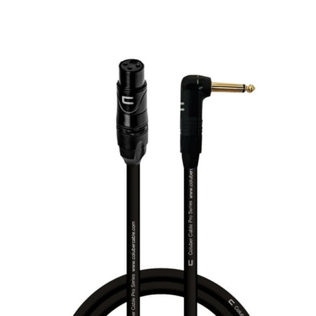 Coluber Cable Unbalanced XLR Cable Female to Right Angle 1/4" TS Connector