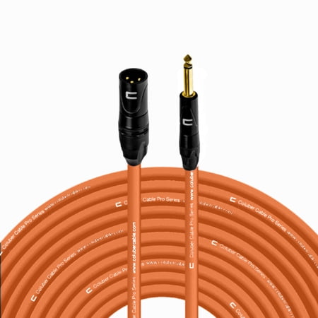 Coluber Cable - Unbalanced XLR Cable Male-1/4" TS Audio and Microphone Cable 150ft
