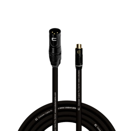 Coluber Cable Unbalanced XLR Cable Male to RCA Female Audio Music Connector