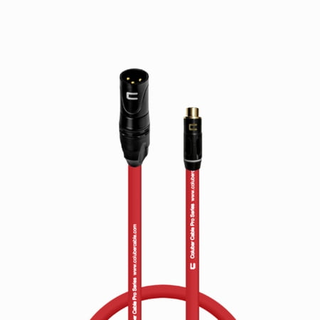 Coluber Cable Unbalanced XLR Cable Male to RCA Female Audio Music Connector