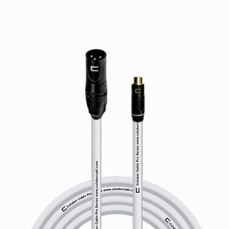 Coluber Cable Unbalanced XLR Cable Male to RCA Female Audio Music Connector