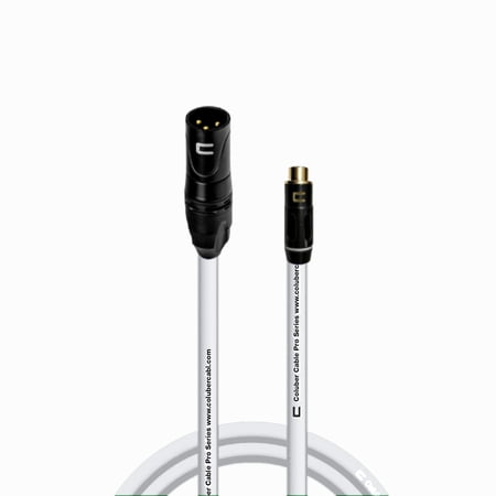 Coluber Cable Unbalanced XLR Cable Male to RCA Female Audio Music Connector