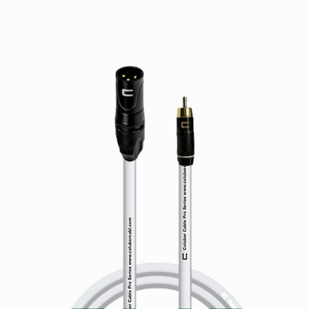 Coluber Cable Unbalanced XLR Cable Male to RCA Pro Audio Music Connector