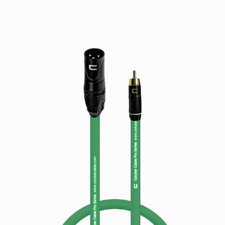 Coluber Cable Unbalanced XLR Cable Male to RCA Pro Audio Music Connector