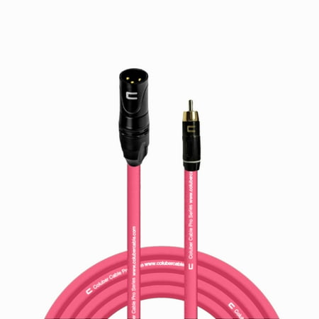 Coluber Cable Unbalanced XLR Cable Male to RCA Pro Audio Music Connector