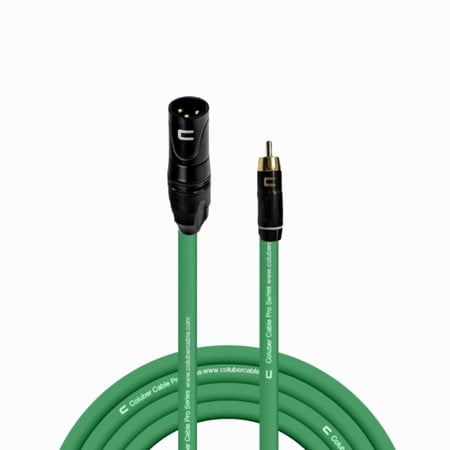 Coluber Cable Unbalanced XLR Cable Male to RCA Pro Audio Music Connector