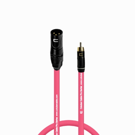 Coluber Cable Unbalanced XLR Cable Male to RCA Pro Audio Music Connector