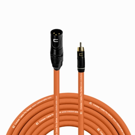 Coluber Cable Unbalanced XLR Cable Male to RCA Pro Audio Music Connector