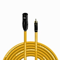 Coluber Cable Unbalanced XLR Cable Male to RCA Pro Audio Music Connector