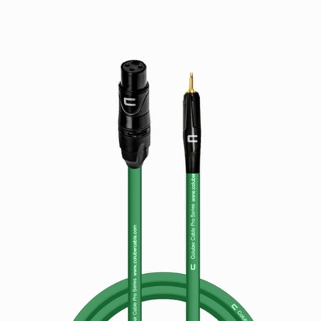 Coluber Cable Unbalanced XLR Female Cable to 3.5 TS Male - 3-Pin Connector