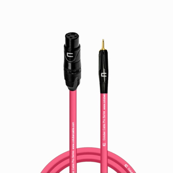 Coluber Cable Unbalanced XLR Female Cable to 3.5 TS Male - 3-Pin Connector