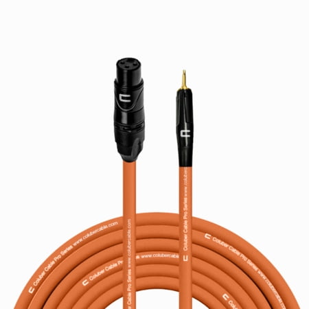Coluber Cable Unbalanced XLR Female Cable to 3.5 TS Male - 3-Pin Connector