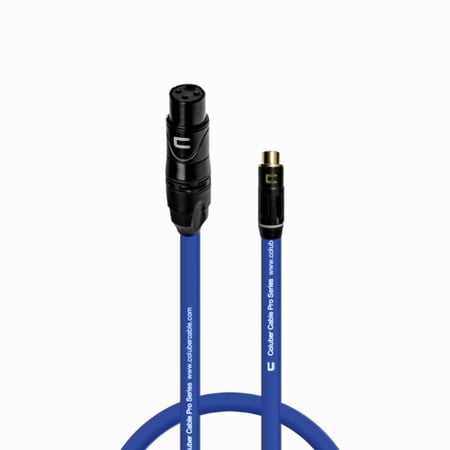 Coluber Cable Unbalanced XLR Female Cable to RCA Female Pro Audio Connector