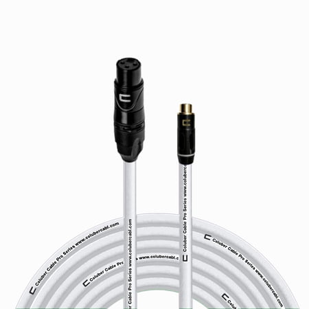 Coluber Cable Unbalanced XLR Female Cable to RCA Female Pro Audio Connector