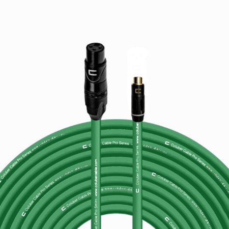 Coluber Cable Unbalanced XLR Female Cable to RCA Female Pro Audio Connector